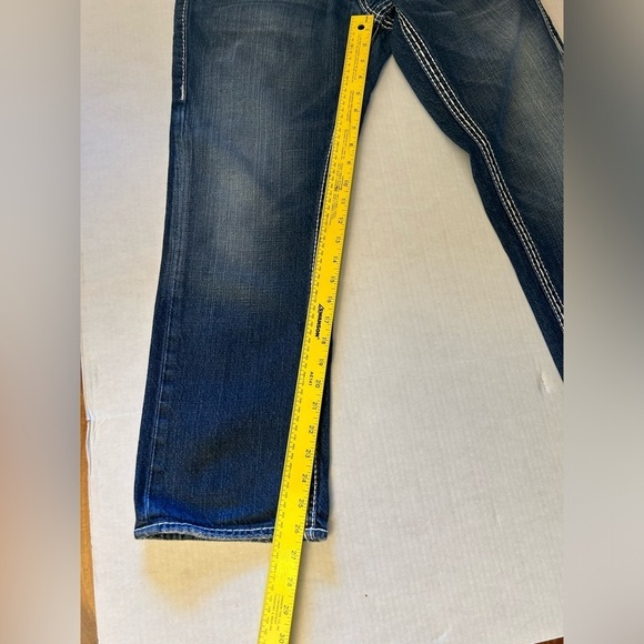 True Religion Section Ricky crop capri relaxed pants Sz-30x26 w/zip n button. W1 - Picture 8 of 10